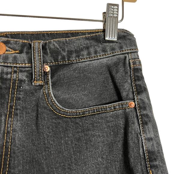 WeWoreWhat Dani Washed Black Modern Boyfriend High Rise Jeans Size 28 - Picture 5 of 11
